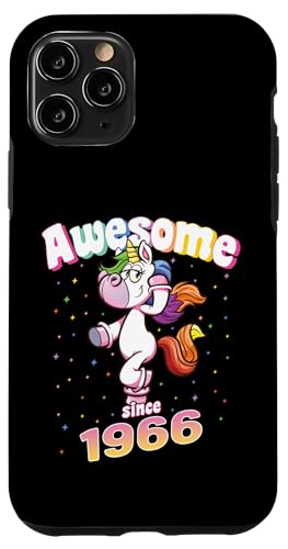 Awesome Since 1966 Lustiges Einhorn Geburtstag Retro Hülle für iPhone 11 Pro Awesome Since 1966 Lustiges Einhorn Geburtstag Retro Hülle für iPhone 11 Pro von Geburtstag Magische Einhorn Unicorn Designs