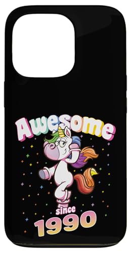Awesome Since 1990 Lustiges Einhorn Geburtstag Retro Hülle für iPhone 13 Pro Awesome Since 1990 Lustiges Einhorn Geburtstag Retro Hülle für iPhone 13 Pro von Geburtstag Magische Einhorn Unicorn Designs
