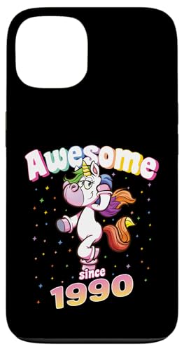 Awesome Since 1990 Lustiges Einhorn Geburtstag Retro Hülle für iPhone 13 Awesome Since 1990 Lustiges Einhorn Geburtstag Retro Hülle für iPhone 13 von Geburtstag Magische Einhorn Unicorn Designs