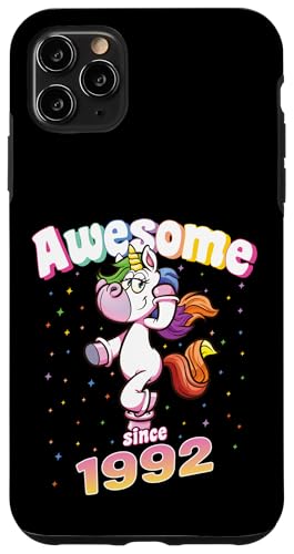Awesome Since 1992 Lustiges Einhorn Geburtstag Retro Hülle für iPhone 11 Pro Max Awesome Since 1992 Lustiges Einhorn Geburtstag Retro Hülle für iPhone 11 Pro Max von Geburtstag Magische Einhorn Unicorn Designs