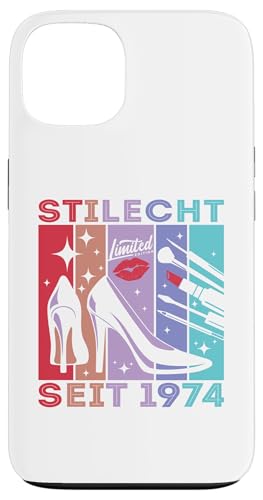 Geburtstag Frau Stilecht Seit 1974 Party Outfit Damen Frauen Hülle für iPhone 13 von Geburtstag T-Shirt Geschenke für Damen