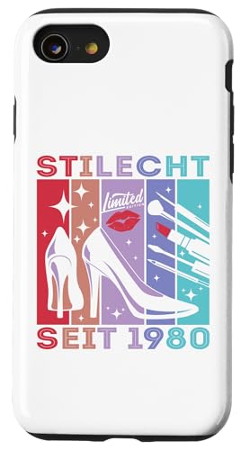 Geburtstag Frau Stilecht Seit 1980 Party Outfit Damen Frauen Hülle für iPhone SE (2020) / 7 / 8 von Geburtstag T-Shirt Geschenke für Damen