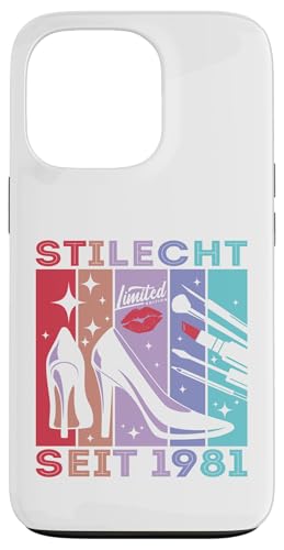 Geburtstag Frau Stilecht Seit 1981 Party Outfit Damen Frauen Hülle für iPhone 13 Pro von Geburtstag T-Shirt Geschenke für Damen