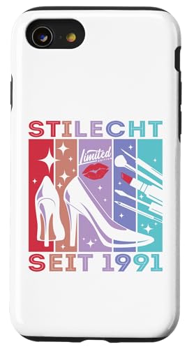 Geburtstag Frau Stilecht Seit 1991 Party Outfit Damen Frauen Hülle für iPhone SE (2020) / 7 / 8 von Geburtstag T-Shirt Geschenke für Damen