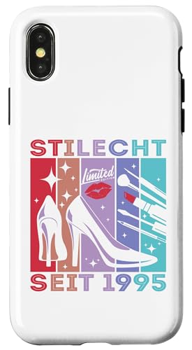 Geburtstag Frau Stilecht Seit 1995 Party Outfit Damen Frauen Hülle für iPhone X/XS von Geburtstag T-Shirt Geschenke für Damen
