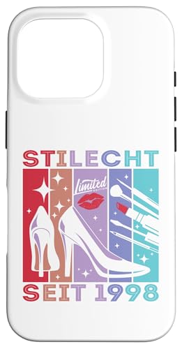 Geburtstag Frau Stilecht Seit 1998 Party Outfit Damen Frauen Hülle für iPhone 16 Pro von Geburtstag T-Shirt Geschenke für Damen