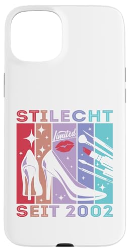 Geburtstag Frau Stilecht Seit 2002 Party Outfit Damen Hülle für iPhone 15 Plus von Geburtstag T-Shirt Geschenke für Damen