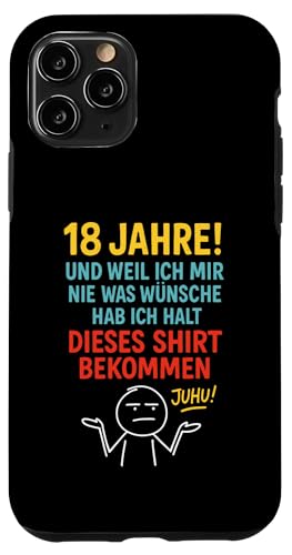 18. Geburtstag Junge Mädchen 18 Jahre 2007 Lustig Geschenk Hülle für iPhone 11 Pro 18. Geburtstag Junge Mädchen 18 Jahre 2007 Lustig Geschenk Hülle für iPhone 11 Pro von Geburtstagsgeschenk Damen Herren 2007 Geschenkidee