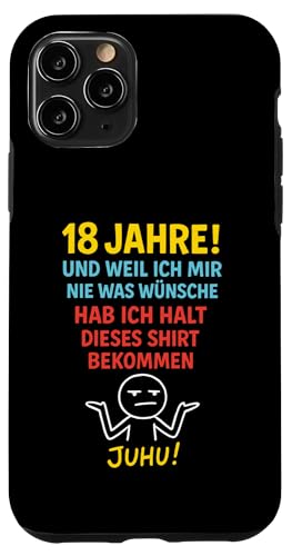 18. Geburtstag Junge Mädchen 18 Jahre 2007 Lustig Geschenk Hülle für iPhone 11 Pro 18. Geburtstag Junge Mädchen 18 Jahre 2007 Lustig Geschenk Hülle für iPhone 11 Pro von Geburtstagsgeschenk Damen Herren 2007 Geschenkidee
