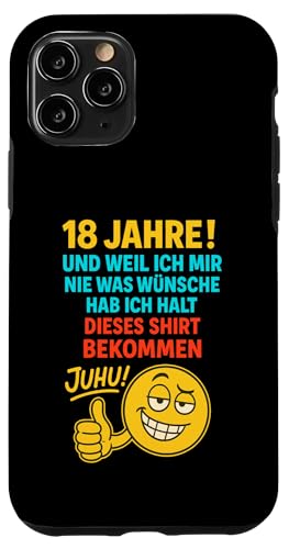 18. Geburtstag Junge Mädchen 18 Jahre 2007 Lustig Geschenk Hülle für iPhone 11 Pro 18. Geburtstag Junge Mädchen 18 Jahre 2007 Lustig Geschenk Hülle für iPhone 11 Pro von Geburtstagsgeschenk Damen Herren 2007 Geschenkidee