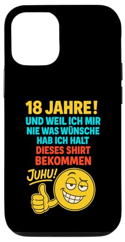 18. Geburtstag Junge Mädchen 18 Jahre 2007 Lustig Geschenk Hülle für iPhone 12/12 Pro 18. Geburtstag Junge Mädchen 18 Jahre 2007 Lustig Geschenk Hülle für iPhone 12/12 Pro von Geburtstagsgeschenk Damen Herren 2007 Geschenkidee