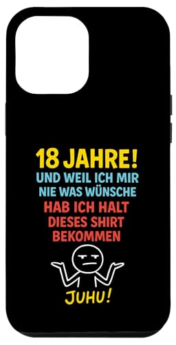 18. Geburtstag Junge Mädchen 18 Jahre 2007 Lustig Geschenk Hülle für iPhone 12 Pro Max 18. Geburtstag Junge Mädchen 18 Jahre 2007 Lustig Geschenk Hülle für iPhone 12 Pro Max von Geburtstagsgeschenk Damen Herren 2007 Geschenkidee