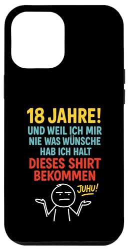 18. Geburtstag Junge Mädchen 18 Jahre 2007 Lustig Geschenk Hülle für iPhone 12 Pro Max 18. Geburtstag Junge Mädchen 18 Jahre 2007 Lustig Geschenk Hülle für iPhone 12 Pro Max von Geburtstagsgeschenk Damen Herren 2007 Geschenkidee