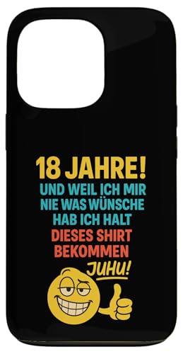 18. Geburtstag Junge Mädchen 18 Jahre 2007 Lustig Geschenk Hülle für iPhone 13 Pro 18. Geburtstag Junge Mädchen 18 Jahre 2007 Lustig Geschenk Hülle für iPhone 13 Pro von Geburtstagsgeschenk Damen Herren 2007 Geschenkidee