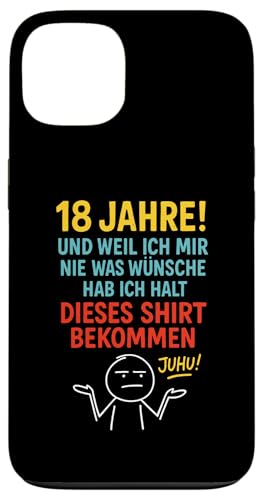 18. Geburtstag Junge Mädchen 18 Jahre 2007 Lustig Geschenk Hülle für iPhone 13 18. Geburtstag Junge Mädchen 18 Jahre 2007 Lustig Geschenk Hülle für iPhone 13 von Geburtstagsgeschenk Damen Herren 2007 Geschenkidee