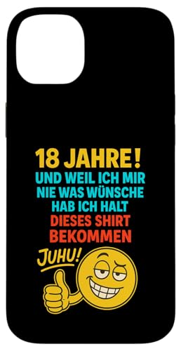 18. Geburtstag Junge Mädchen 18 Jahre 2007 Lustig Geschenk Hülle für iPhone 14 Plus 18. Geburtstag Junge Mädchen 18 Jahre 2007 Lustig Geschenk Hülle für iPhone 14 Plus von Geburtstagsgeschenk Damen Herren 2007 Geschenkidee