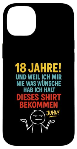 18. Geburtstag Junge Mädchen 18 Jahre 2007 Lustig Geschenk Hülle für iPhone 14 Plus 18. Geburtstag Junge Mädchen 18 Jahre 2007 Lustig Geschenk Hülle für iPhone 14 Plus von Geburtstagsgeschenk Damen Herren 2007 Geschenkidee