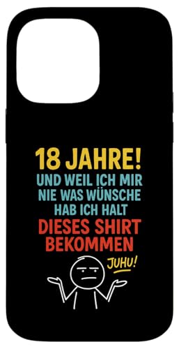 18. Geburtstag Junge Mädchen 18 Jahre 2007 Lustig Geschenk Hülle für iPhone 14 Pro Max 18. Geburtstag Junge Mädchen 18 Jahre 2007 Lustig Geschenk Hülle für iPhone 14 Pro Max von Geburtstagsgeschenk Damen Herren 2007 Geschenkidee