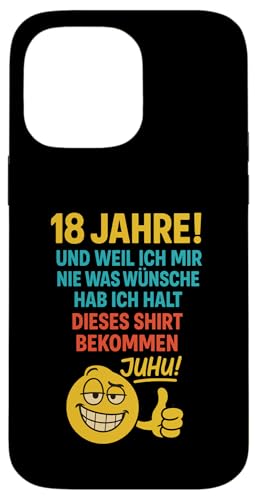 18. Geburtstag Junge Mädchen 18 Jahre 2007 Lustig Geschenk Hülle für iPhone 14 Pro Max 18. Geburtstag Junge Mädchen 18 Jahre 2007 Lustig Geschenk Hülle für iPhone 14 Pro Max von Geburtstagsgeschenk Damen Herren 2007 Geschenkidee