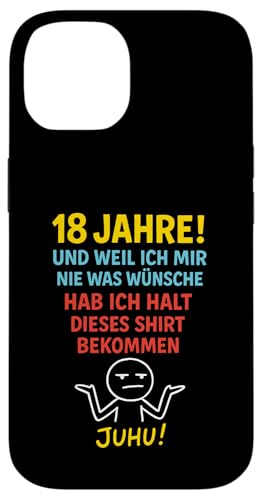 18. Geburtstag Junge Mädchen 18 Jahre 2007 Lustig Geschenk Hülle für iPhone 14 18. Geburtstag Junge Mädchen 18 Jahre 2007 Lustig Geschenk Hülle für iPhone 14 von Geburtstagsgeschenk Damen Herren 2007 Geschenkidee