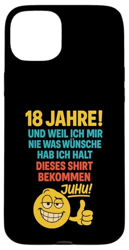 18. Geburtstag Junge Mädchen 18 Jahre 2007 Lustig Geschenk Hülle für iPhone 15 Plus 18. Geburtstag Junge Mädchen 18 Jahre 2007 Lustig Geschenk Hülle für iPhone 15 Plus von Geburtstagsgeschenk Damen Herren 2007 Geschenkidee