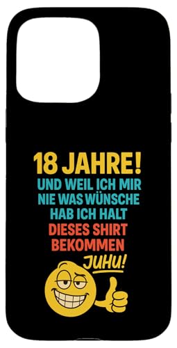 18. Geburtstag Junge Mädchen 18 Jahre 2007 Lustig Geschenk Hülle für iPhone 15 Pro Max 18. Geburtstag Junge Mädchen 18 Jahre 2007 Lustig Geschenk Hülle für iPhone 15 Pro Max von Geburtstagsgeschenk Damen Herren 2007 Geschenkidee
