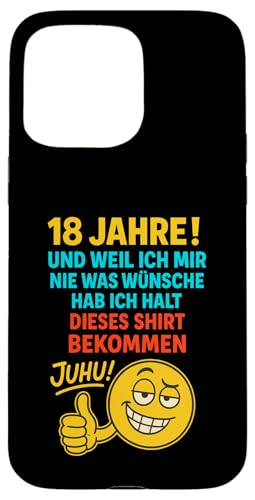 18. Geburtstag Junge Mädchen 18 Jahre 2007 Lustig Geschenk Hülle für iPhone 15 Pro Max von Geburtstagsgeschenk Damen Herren 2007 Geschenkidee
