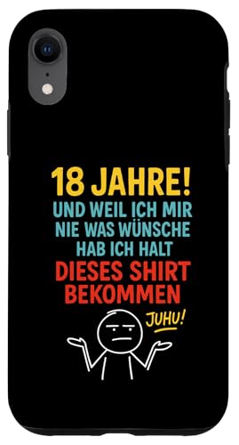 18. Geburtstag Junge Mädchen 18 Jahre 2007 Lustig Geschenk Hülle für iPhone XR 18. Geburtstag Junge Mädchen 18 Jahre 2007 Lustig Geschenk Hülle für iPhone XR von Geburtstagsgeschenk Damen Herren 2007 Geschenkidee