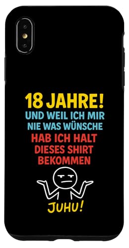 18. Geburtstag Junge Mädchen 18 Jahre 2007 Lustig Geschenk Hülle für iPhone XS Max 18. Geburtstag Junge Mädchen 18 Jahre 2007 Lustig Geschenk Hülle für iPhone XS Max von Geburtstagsgeschenk Damen Herren 2007 Geschenkidee