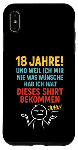 18. Geburtstag Junge Mädchen 18 Jahre 2007 Lustig Geschenk Hülle für iPhone XS Max 18. Geburtstag Junge Mädchen 18 Jahre 2007 Lustig Geschenk Hülle für iPhone XS Max von Geburtstagsgeschenk Damen Herren 2007 Geschenkidee