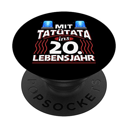 20 Geburtstag Geschenk Mann Frau Feuerwehr Polizei 20 Jahre PopSockets PopGrip: Ausziehbarer Sockel und Griff für Handys/Tablets mit Tauschbarem Top 20 Geburtstag Geschenk Mann Frau Feuerwehr Polizei 20 Jahre PopSockets PopGrip: Ausziehbarer Sockel und Griff für Handys/Tablets mit Tauschbarem Top von Geburtstagsgeschenke Papa Mama Lustige Sprüche