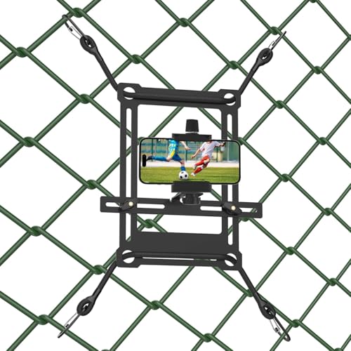 Handy-Zaunhalterung mit Schatten, Zaunhalterung mit Powerbank-Clip für iPhone, Samsung, GoPro, Mevo Start und andere Action-Kameras, Game Changer Montageset für Baseball, Softball, Tennis Handy-Zaunhalterung mit Schatten, Zaunhalterung mit Powerbank-Clip für iPhone, Samsung, GoPro, Mevo Start und andere Action-Kameras, Game Changer Montageset für Baseball, Softball, Tennis von Gecic