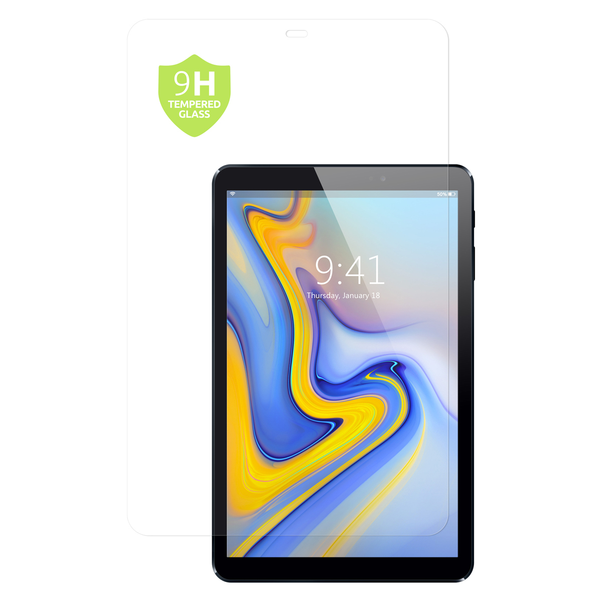 GeckoCovers Schutzglas für Samsung Galaxy Tab A 10.5 (2018), Displayschutz aus Glas von GeckoCovers
