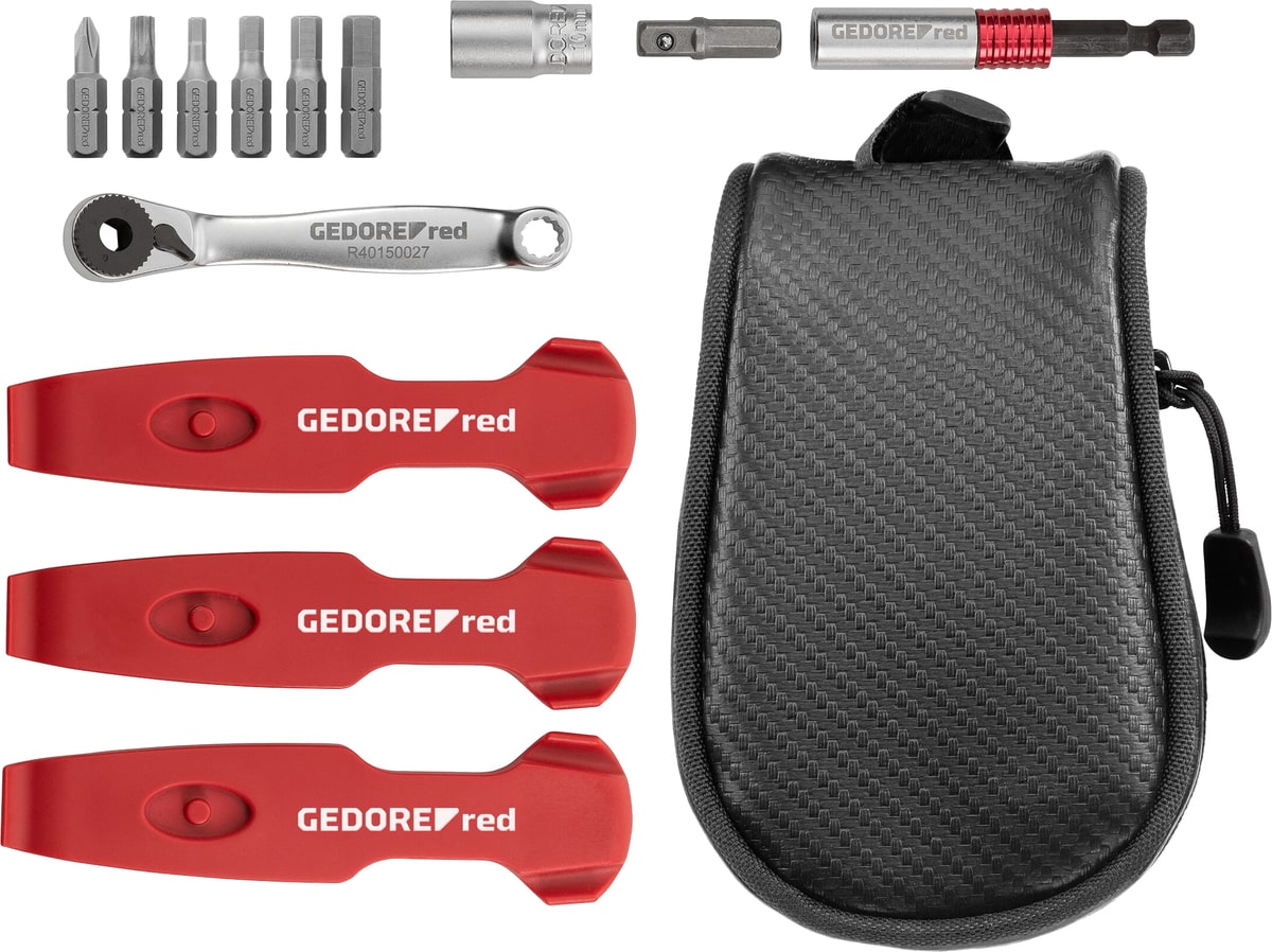 GEDORE RED Bike-Set Unterwegs, R21702013, 13-teilig GEDORE RED Bike-Set Unterwegs, R21702013, 13-teilig von Gedore RED