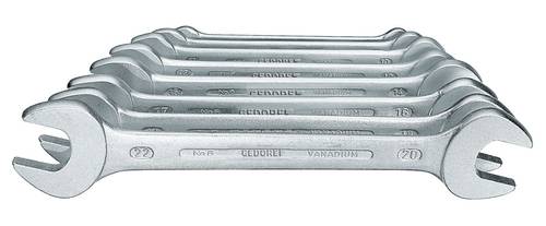Gedore 6077380 Doppel-Maulschlüssel-Satz 8teilig 6 - 17mm DIN 3110 von Gedore