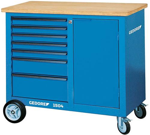 Gedore 6622830 1504 0511 -Rollwerkbank mit 7 Schubladen (B x H x T) 1100 x 985 x 550mm von Gedore