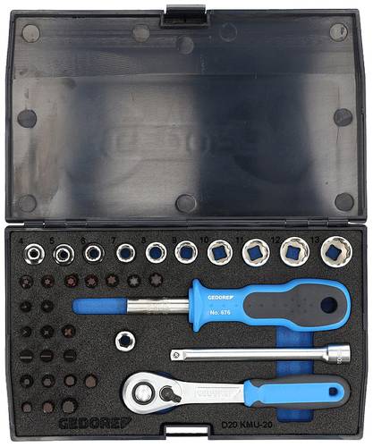 Gedore Steckschlüsselsatz 1/4  (6.3 mm) 37teilig 1822373 von Gedore