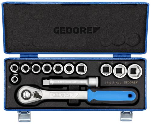 Gedore Steckschlüsselsatz metrisch 1/2  (12.5 mm) 13teilig 2545810 von Gedore