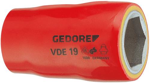 Gedore VDE 19 19 6123320 VDE-Steckschlüsseleinsatz 19mm 1/2  (12.5 mm) von Gedore
