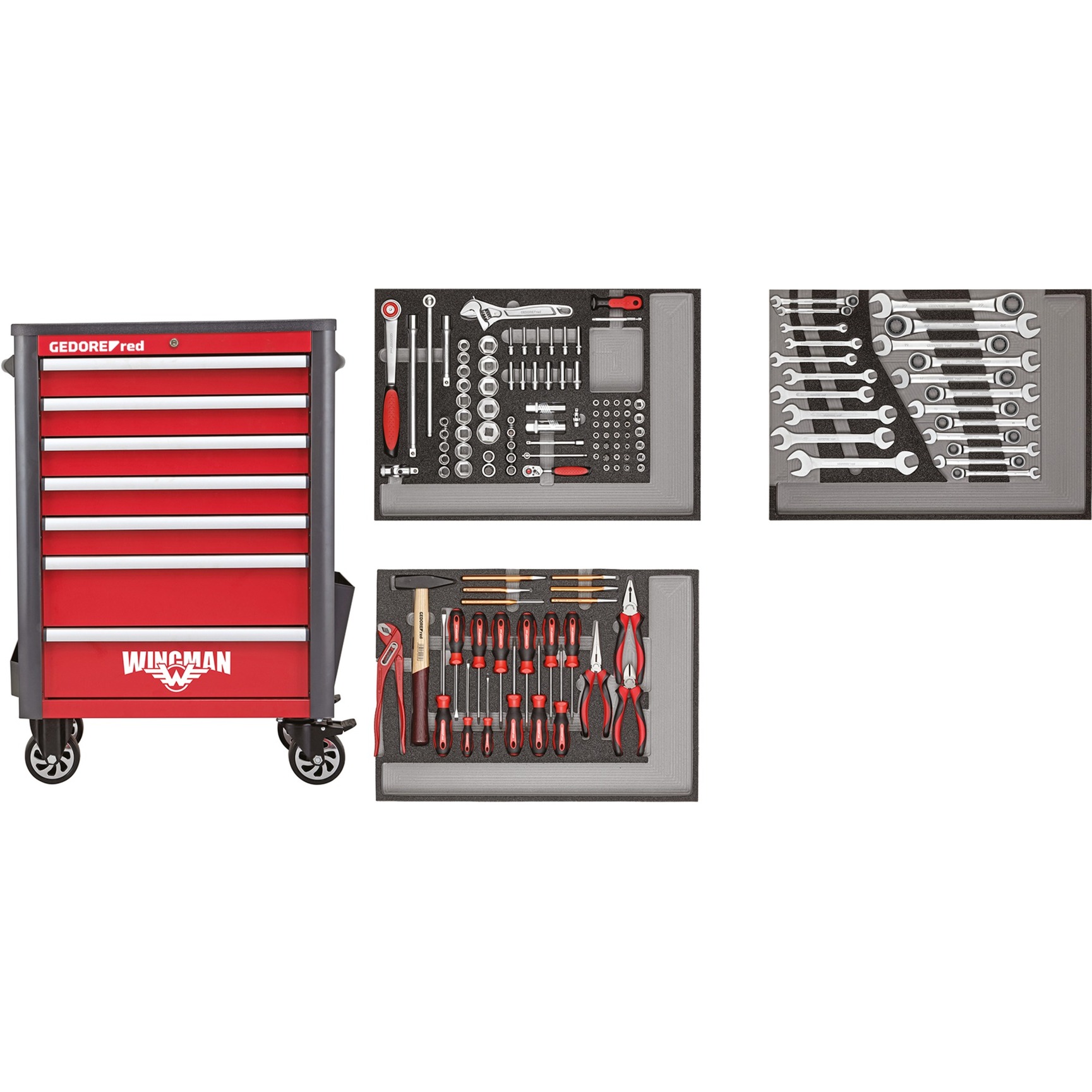 Red Werkzeugwagen WINGMAN Red Werkzeugwagen WINGMAN von Gedore