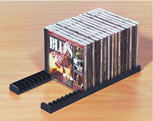 GedoTec Archivierungssystem massiv CD-Halter stabil Ordnungssystem zum Aufräumen von Leerhüllen | Flipper für 23 CDs | CD-Ständer Kunststoff schwarz | 10 Paar - DVD-Halterungen zur Aufbewahrung GedoTec Archivierungssystem massiv CD-Halter stabil Ordnungssystem zum Aufräumen von Leerhüllen | Flipper für 23 CDs | CD-Ständer Kunststoff schwarz | 10 Paar - DVD-Halterungen zur Aufbewahrung von Gedotec