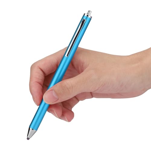Digitaler Stift, Tragbarer Stylus-Stift mit Robustem Stoffkopf mit Kompakter Struktur für Tablets (Blau) von Gedourain