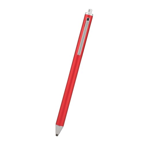 Digitaler Stift, Tragbarer Stylus-Stift mit Robustem Stoffkopf mit Kompakter Struktur für Tablets (Rot) von Gedourain