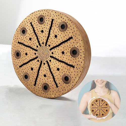 Sea Drum 7.1 inch Ethnic Percussion Instrument Ocean Drum Wave Bead Drum Music Therapy Image Sound Helps Our Body Heal and Repair for Relaxation and Meditation von GeeJery