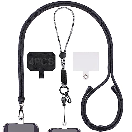 GeeRic Handykette Universal(2 Packs),Handyband Einstellbar Halsband, Umhängeband Kompatibel mit Alle Smartphone von GeeRic