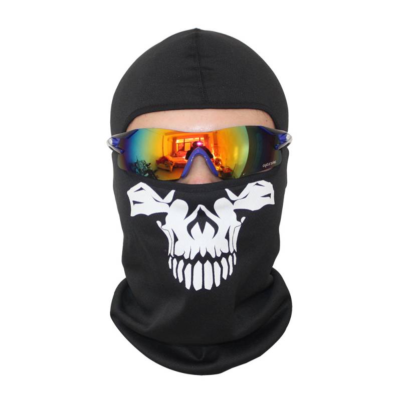 Balaclava Ski Hut Skull - Hut mit Totenkopf Druck Model C von Geeek