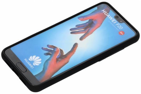 Mattschwarz Silikon TPU Case Huawei P20 von Geeek