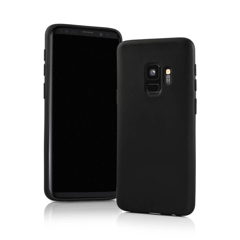 Mattschwarz Silikon TPU Case Samsung Galaxy S9 Plus von Geeek