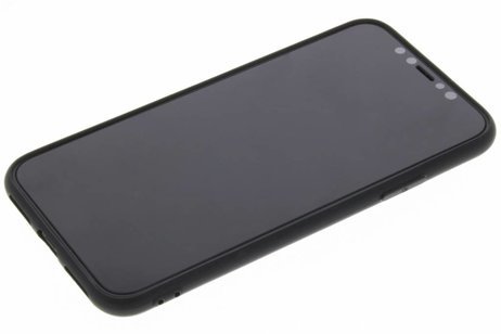 Mattschwarz Silikon TPU Case iPhone X / Xs von Geeek
