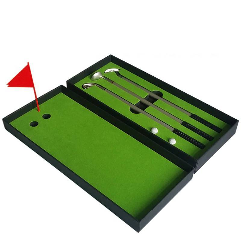 Mini Golf Spiel Desktop Putter Pen Set Golf Training von Geeek
